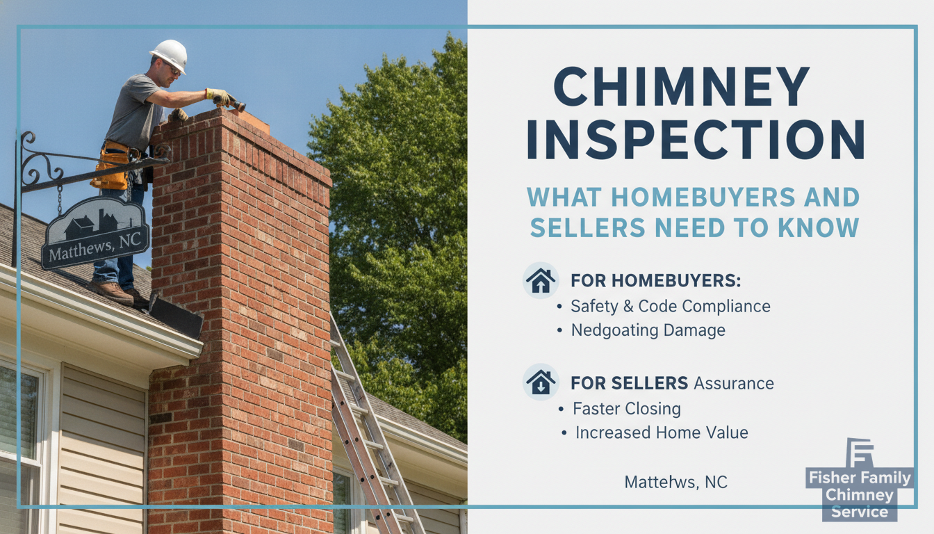 Chimney Inspection in Matthews, NC: What Homebuyers and Sellers Need to Know